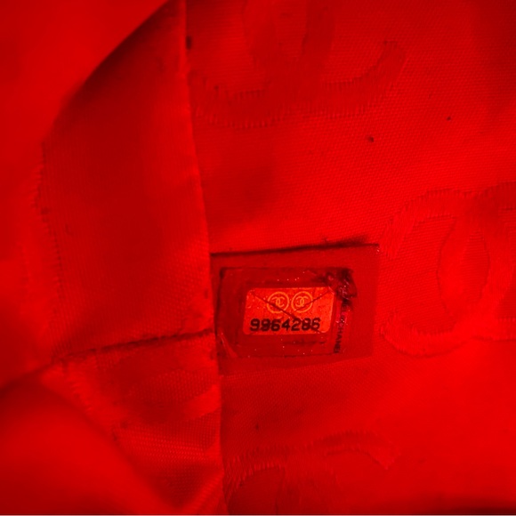 Authentic Black Chanel Cambon Tote with White Logo - Picture 10 of 15